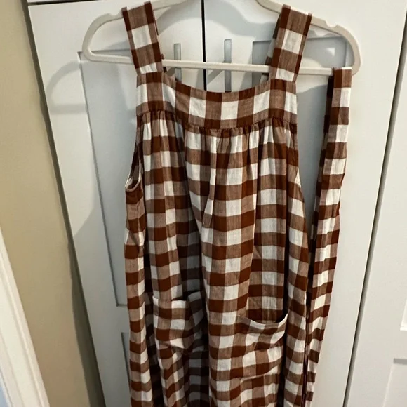 Doen Eve dress in Nutmeg plaid - Picture 3 of 12